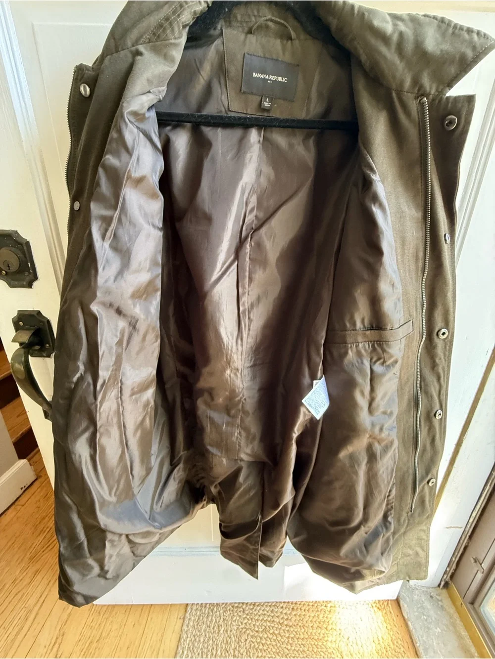 Banana Republic Olive Brown Trench Coat